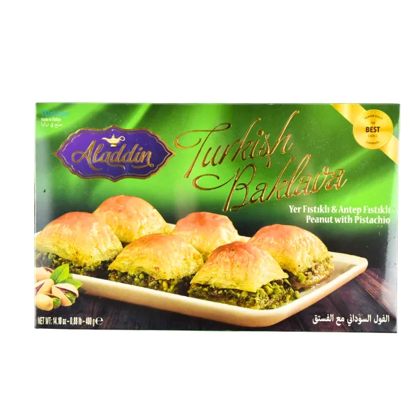 Aladdin Turska Baklava s Pistacijom i Kikirikijem 400g