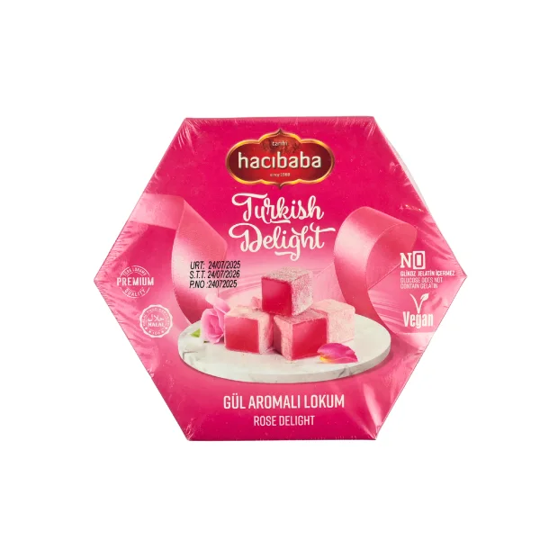Hacıbaba Lokum s Aromom Ruže 250g