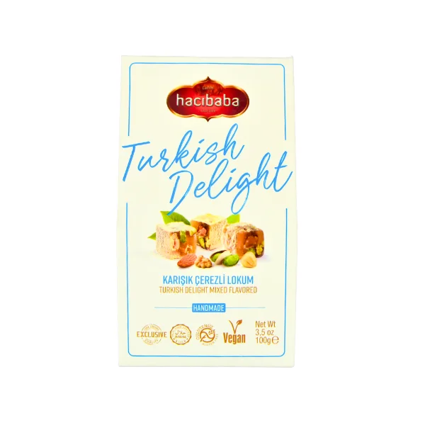 Hacıbaba Turski Lokum s Miješanim Orašastim Plodovima 100 g