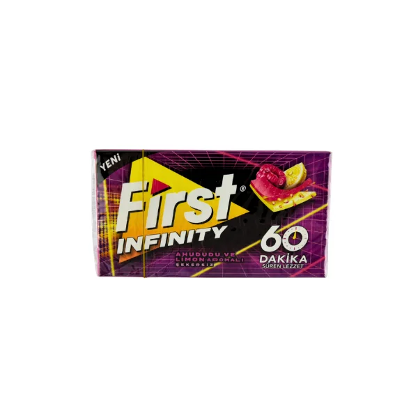 First Infinity bezšećerna žvakaća guma sa aromom maline i limuna